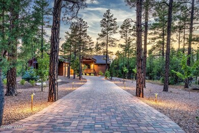 Landscaped and Lighted Paver Drive