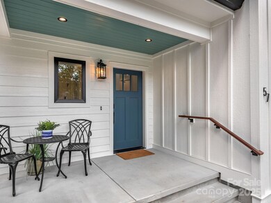 Inviting front entrance with refined architectural details
