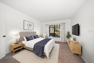 Virtually Staged Primary Bedroom