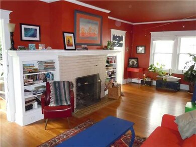 Living Room Woodburning Fireplace creates a beauti
