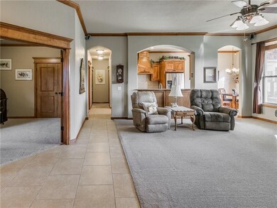 Semi-open floor plan
