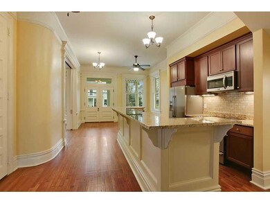 Kitchen. The furnished kitchen has stainless appli