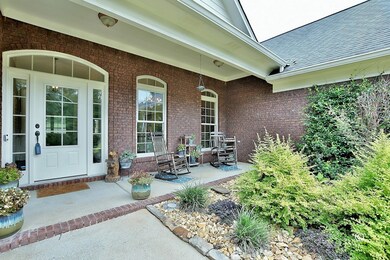 Expansive front porch