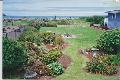 Yard  and ocean