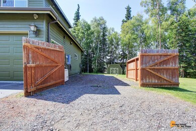 RV gravel parking area
