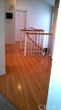 Laminate wood floors on the main level