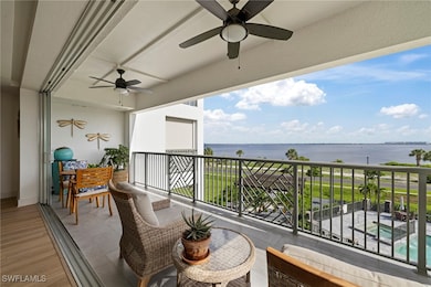 Balcony with a  view of Charlotte Harbor with 2 ce