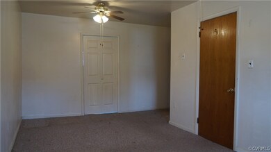 Master Bedroom with walk-in closet.  Easily converted back into two separate bedrooms.