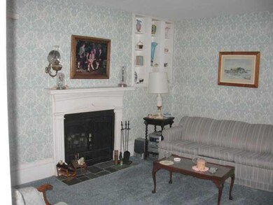 Living Room. Fireplace and built-ins