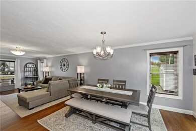 Open Concept Living, Dining and Kitchen