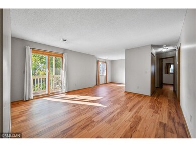 Living room with patio door