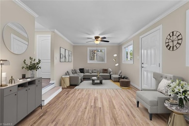 Living Room in the back of the house