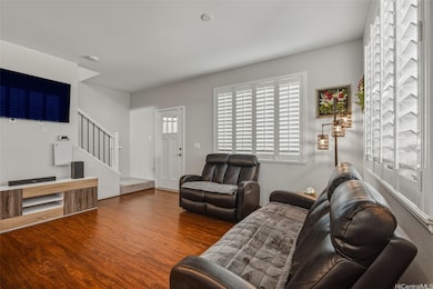 Living Room with Plantation Shutters
