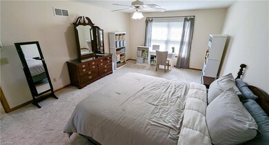 There are 3 niced bedrooms including an owner's su
