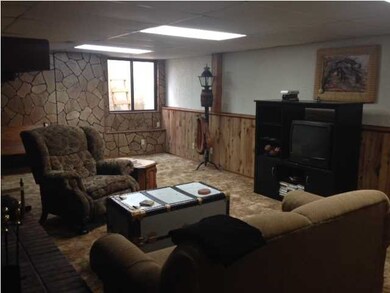 Cozy basement with escape window