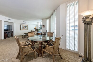 Dining area with carpet and baseboards