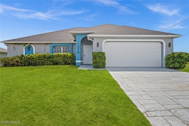 Single story home with stucco siding, a front lawn