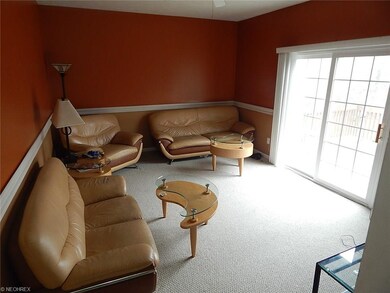 Family room with slider to deck