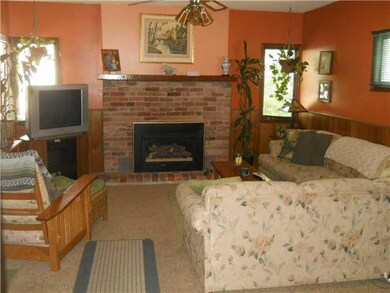 Family Room Family room addition with gas fireplac