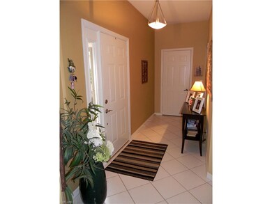 Entry Foyer - Front Door On Left, Garage Door Stra