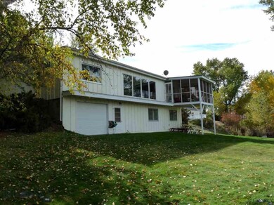 Rear view of home