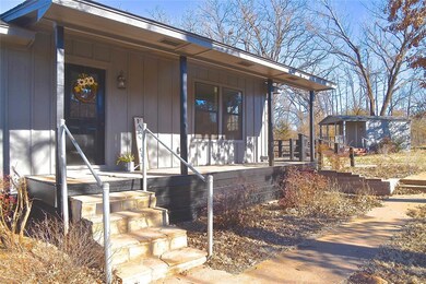 Peaceful covered front porch!