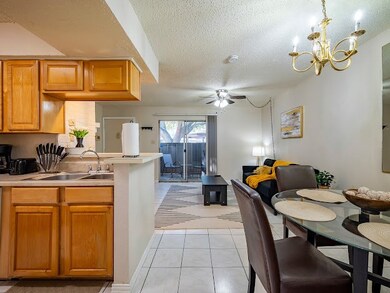 Kitchen Dining, living view from bedroom