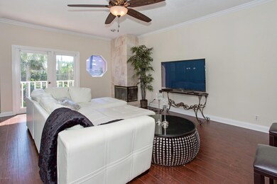 Living Area with Fireplace