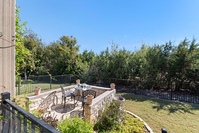 A separate little patio space for those crisp mornings...or star-gazing nights.