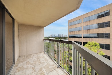 BALCONY:  South facing.