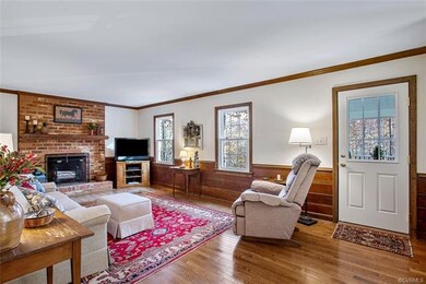 Warm and inviting family room