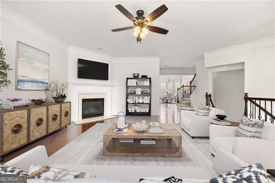 bright and light living space virtually staged