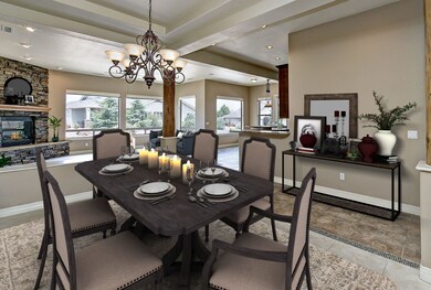 Elegant formal dining or flex area