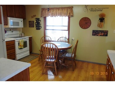Updated eat in kitchen with tons of storage and la