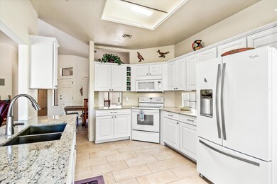 White cabinets & white appliances