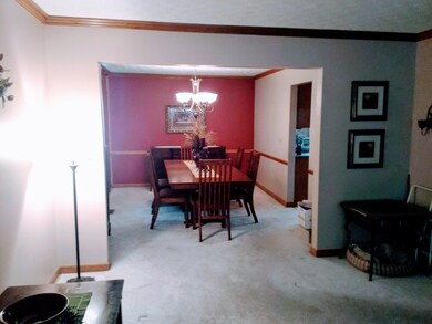 front room to dining room