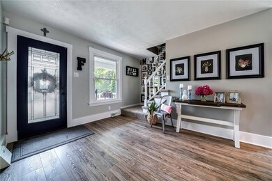 Spacious entry and open concept first floor.