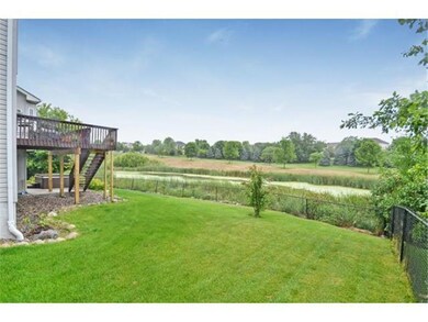 Spacious fenced backyard
