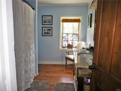 Large first floor Bath, Custom Cabinet for storage