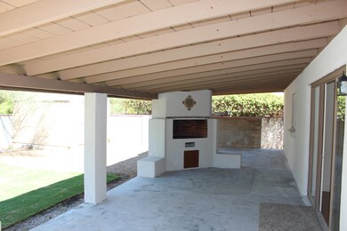 Patio With Built In Barbeque