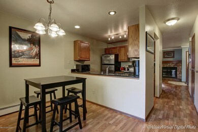 Open kitchen and dining