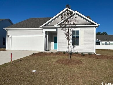 View of front of house featuring a front yard and 