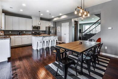 Kitchen features high-end stainless steel applianc