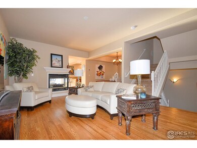 View of Living Room from front door
