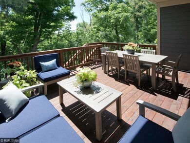 Enjoy gathering outside on the spacious deck which