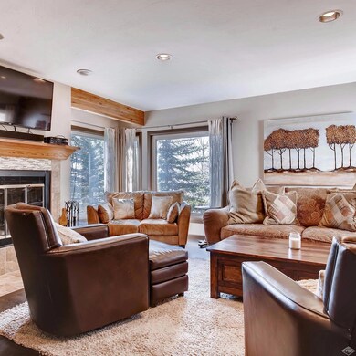 Open concept living, dining and kitchen.
