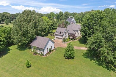 View from above of property