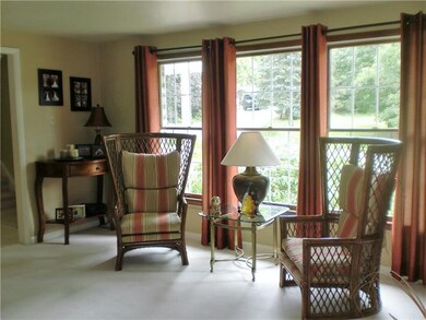 A lot of natural light floods into the Living Room