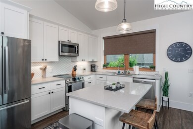State-of-the -art kitchen is equipped with whateve