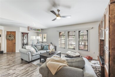 Double door front entrance into living area